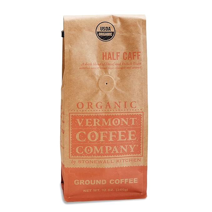 Vermont Coffee Company Half Caff Ground Coffee 12oz