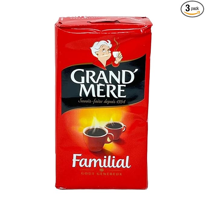 Grande Mere Familial Ground Coffee 3 Packs X 8.8oz/250g