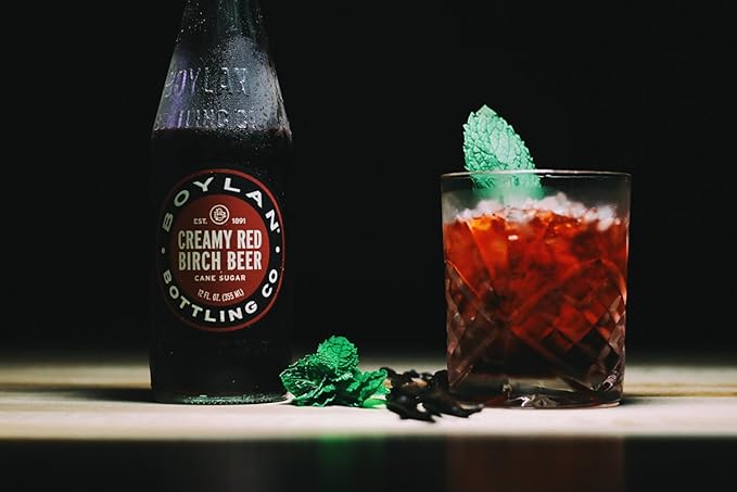 Boylan Soda Creamy Red Birch Beer 12 Fl Oz (12 Glass Bottles)