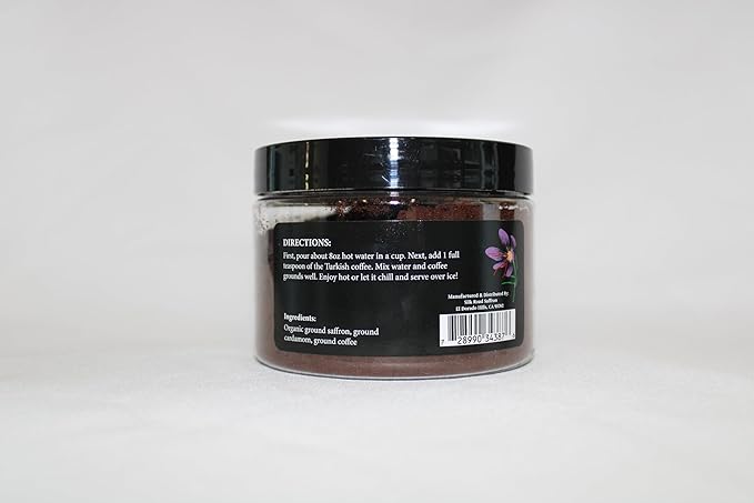 Saffron Cardamom Turkish coffee (suger free)