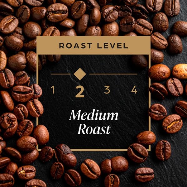 Kona Blend Medium Roast Coffee Pods 100% Arabica Smooth &amp Balanced Gourmet Single Serve K Cup Compatible 48 Count