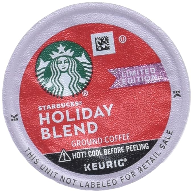 Starbucks Holiday Blend Medium Roast Coffee 72/ 0.40 Oz Net Wt 29.2 Oz ()