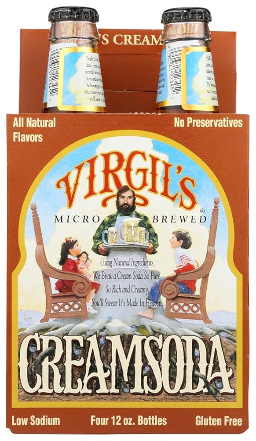 Virgil's Cream Soda (4 X 12 Oz Bottles) (Pack of 12)