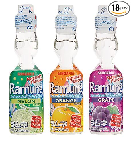 Ramune Assorted Natural 18 Pack