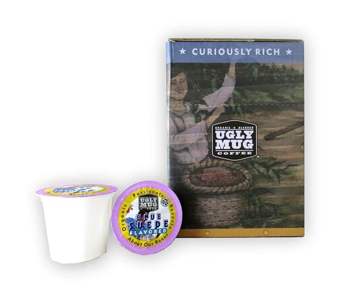 Ugly Mug Coffee Signature Organic Flavored Single Serve Bio-degradable UGLY CUPS (Keurig Compatible) | Flavored Variety Pack 96 Pack