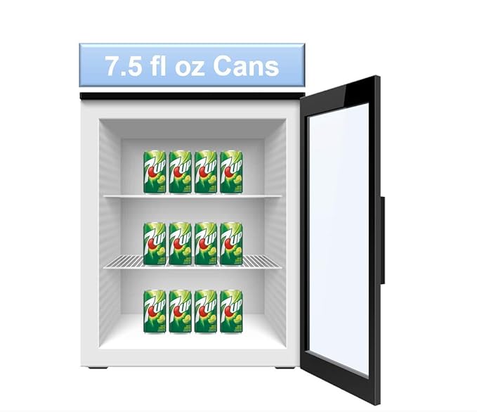 7Up Lemon Lime Mini Soda Cans 7.5 oz Soft Drinks Bulk Snacks Pack Small Refrigerator &amp Snack Pantry Drink 18 Count Beverage Bedroom &amp Kitchen Supplies