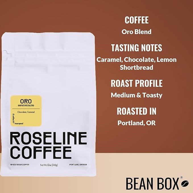 Bean Box Sampler - Roasted by Roseline 3-Pack Whole Bean Gourmet Coffee