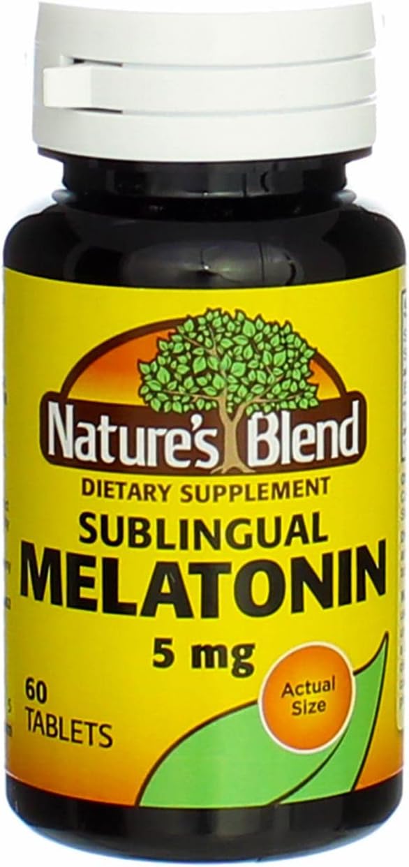Nature's Blend Melatonin 5 mg - 60 Tablets Pack of 4