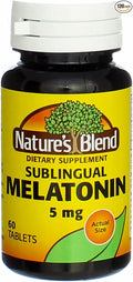 Nature's Blend Melatonin 5 mg - 60 Tablets Pack of 4