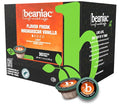 beaniac Flavor Freak Madagascar Vanilla Flavored Light Roast Single Serve Compostable K Cup Coffee Pods Arabica Coffee with Natural Flavors Keurig Brewer Compatible 30 Count