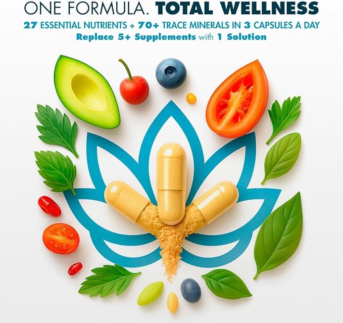myPEAK Wellness Award-Winning Vegan Multivitamin with ElevATP Ancient Peat Extract Natural Astaxanthin Iron Resveratrol and Alpha GPC Immunity Booster All-in-One for Men and Women 90 Count