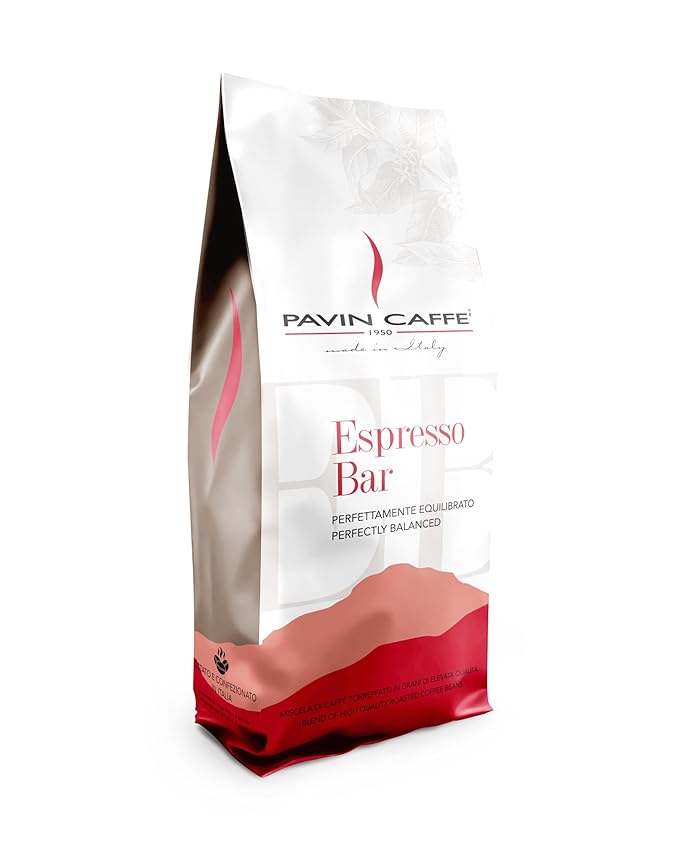 Italian Espresso Coffee Beans – Dark Roast Espresso Bar Pavin Caffè 1kg