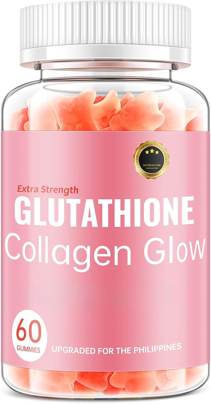 Glutathione Collagen Glow Gummies for Women Glutathione Collagen Glow Gummies for Dark Spot 60/120Pcs Korean Organic Glow Beauty Collagen for Skin Care(2)