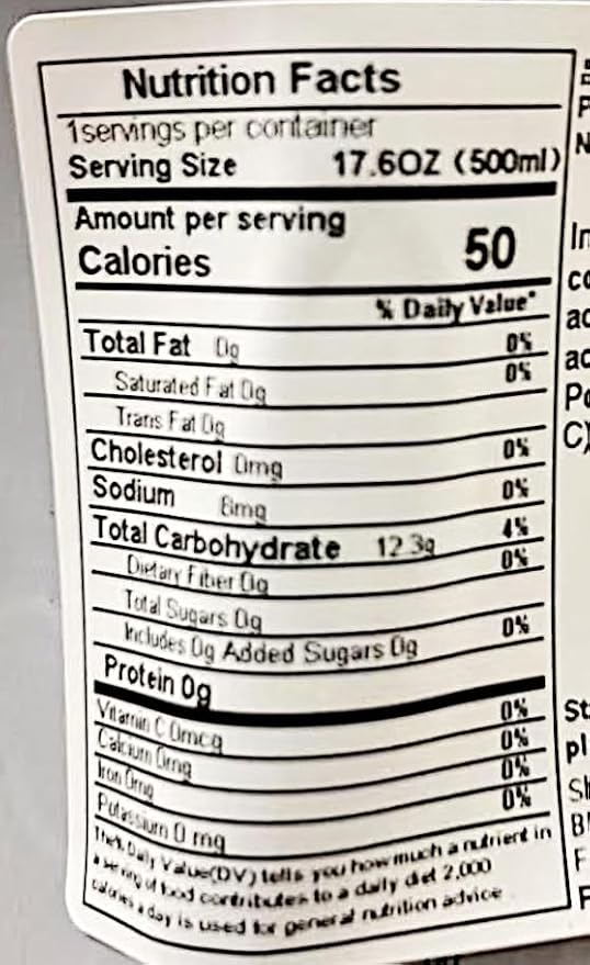 Grape Flavored Beverage 500ml 6 Bottles