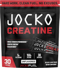 Jocko Fuel Creatine Stick Packs - Creatine Monohydrate Powder Travel Packs for Men &amp Women Supplement for Athletic Performance &amp Muscle Health 30 Servings 150g (Unflavored)