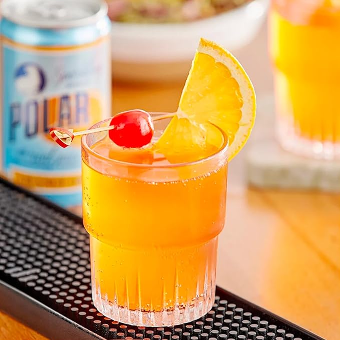 POLAR Dry Sparkling Soda Orange Flavor | Premium Cocktail Mixer Inspired by History | 24pk 7.5oz Cans