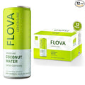 Flova Lemon Lime Energy Drink All Natural Electrolytes and Minerals from Coconut Water 4 Simple Easy to Pronounce Ingredients 99% Juice Pack of 12 Cans