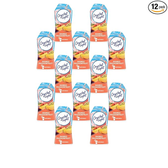 Crystal Light Liquid Drink Mix Mango Passion Fruit 12 Count (Pack of 12)