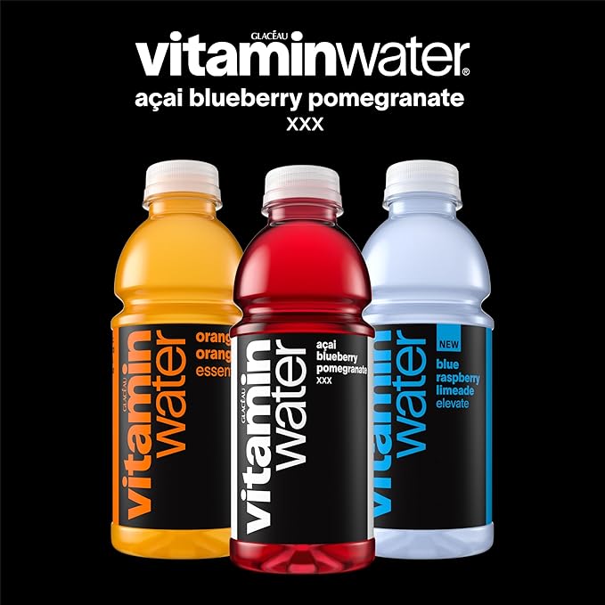 vitaminwater Variety Pack Nutrient Enhanced Flavored Water Beverage 20 fl oz Bottles 12 Pack