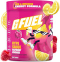 G Fuel Hype Sauce 2.0 Energy Drink Powder Pre Workout Caffeine Mix for Gaming Sugar Free Focus Amino Vitamin + Antioxidants 8.7oz (Raspberry Lemonade 40 Servings)