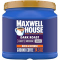 Maxwell House Dark Roast Ground Coffee (24.5 oz Canister)