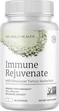 BIG BOLD HEALTH HTB Immune Rejuvenate - Polyphenols Supplement for Immune Support with Himalayan Tartary Buckwheat - Gluten Free Dairy Free Non-GMO Formula - 60 Vegetarian Capsules