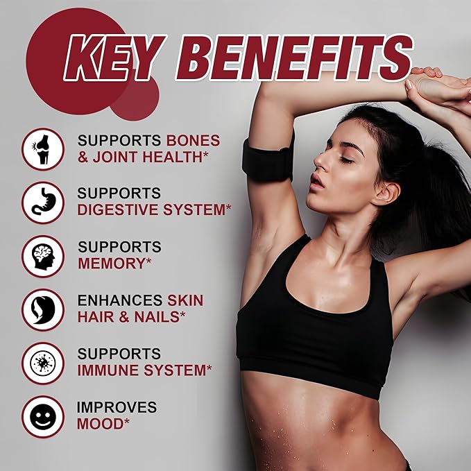 Zammex Beef Bone Broth Protein Powder - Grass-Fed Hydrolyzed Collagen Supports Hair Skin and Joint &amp Bone Health Pasture Raised Keto Paleo Friendly 30 Servings- French Onion