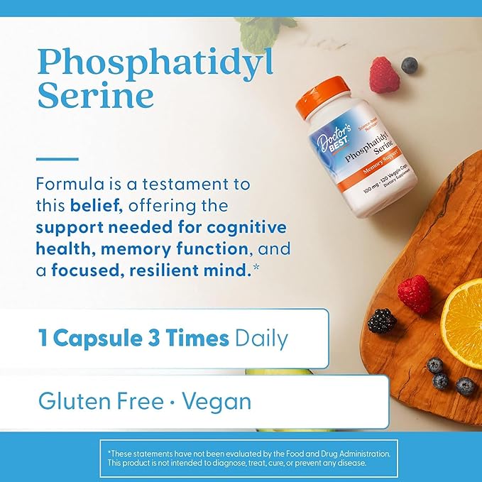 Doctor's Best Best Phosphatidyl Serine 100 120-Count