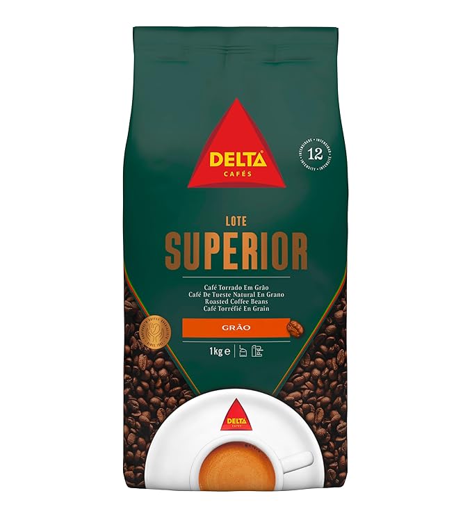 Delta Lote Superior 1kg/35.2oz – Full-Bodied Medium-Roast Coffee Beans Energetic Aroma &amp Subtle Acidity Notes of Chocolate Nuts &amp Red Fruit – Whole Bean for Espresso Filter &amp Moka Brew