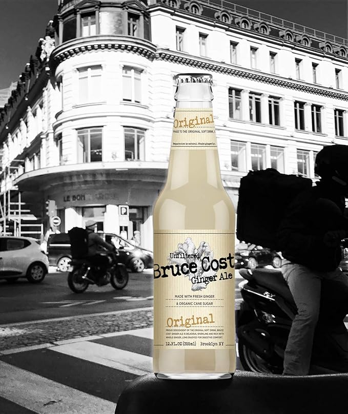 Bruce Cost Ginger Ale - Original - 12 oz (6 Glass Bottles)
