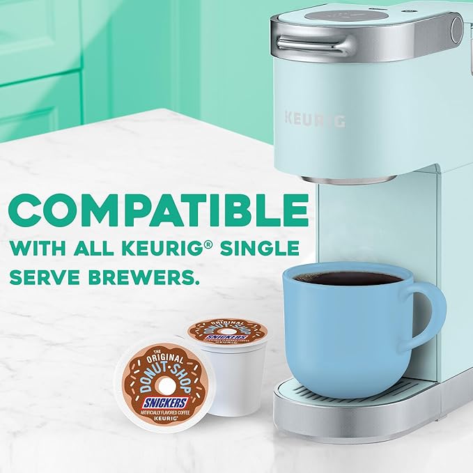 The Original Donut Shop Snickers Coffee Keurig Single Serve K-Cup Pods Flavored Coffee 96 Count (4 Packs of 24)