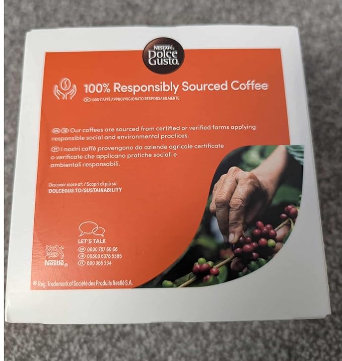 Nescafe Dolce Gusto Coffee Pods Caramel Macchiato 16 capsules Pack of 3