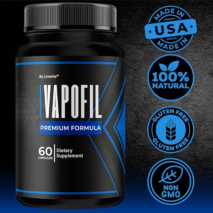 (2 Pack) Vapofil Capsules - Official Vapofil Pills Advanced Premium Supplement Support - Maximum Strength All Natural Vapofil Vitamin for Overall Health &amp Wellness Reviews 120 Capsules for 2 Mon