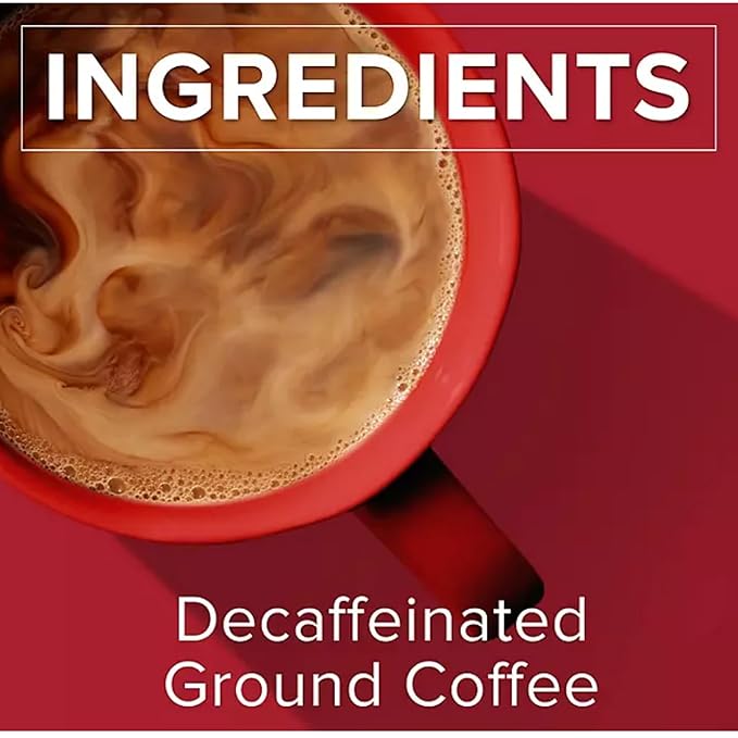 Classic Decaf Ground Coffee With Spoon 28.8 oz Pack of 1 Decaffeinated Coffee