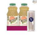 R.W. Knudsen Organic 2-Pack Organic Just Grapefruit Fruit Juice 100% USDA 32 fl oz Glass Bottle + 1 Utility Freebie by Lavinia