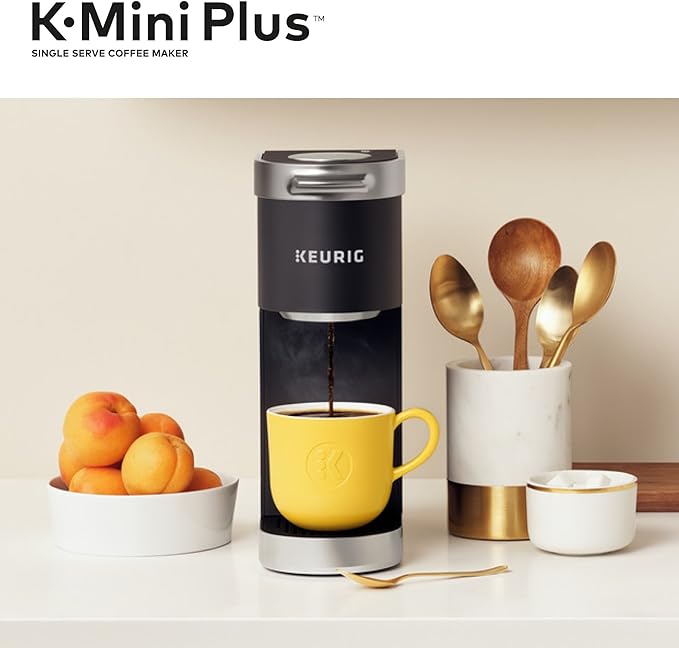 Keurig K-Mini Plus Coffee Maker with McCafé Classic Collection Variety Pack 40 Count K-Cup Pods