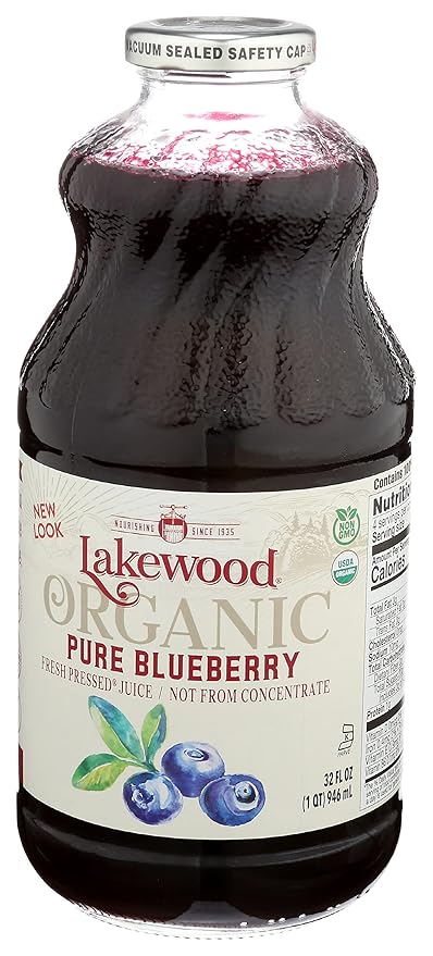 Lakewood Juice Blueberry Organic 32 oz