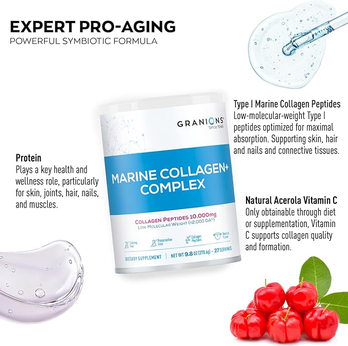 Marine Collagen Powder unflavored and Collagen Complex CoQ10 Enhanced Collagen Bundle