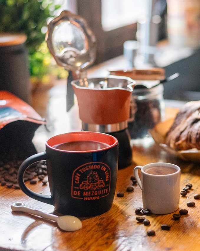 HUUPA Decaffeinated Natural Decaffeinated Coffee High-Altitude Veracruz Coffee with Floral and Fruity Aroma Ground Decaf 16 oz