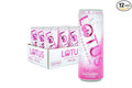 Pink Lotus Plant Power Drink™ | Sugar Free Low Calorie | 160 mg Natural Caffeine from Green Coffee Bean | Plant-Based Ingredients | Zero Sugar | 10 Calories | 12 oz Cans | 12 Count