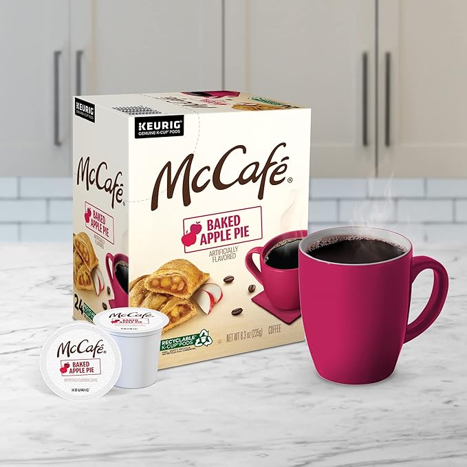 McCafe Baked Apple Pie Coffee Keurig Single Serve K-Cup Pods 96 Count