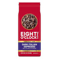 Eight O'Clock Coffee Dark Italian Espresso Dark Roast Ground Coffee 100% Arabica Bold &amp Chocolaty 30 Ounce (Pack of 1)