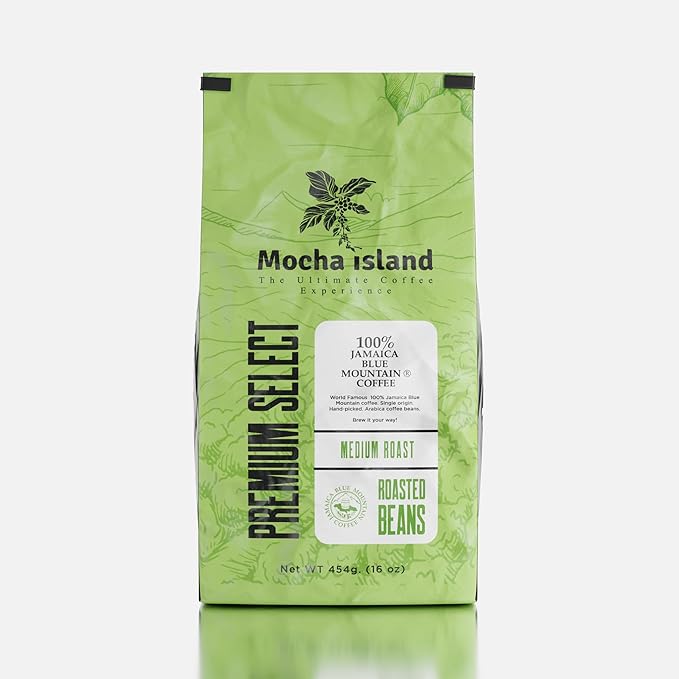 Mocha Island Coffee Jamaican Coffee Beans (1lb)