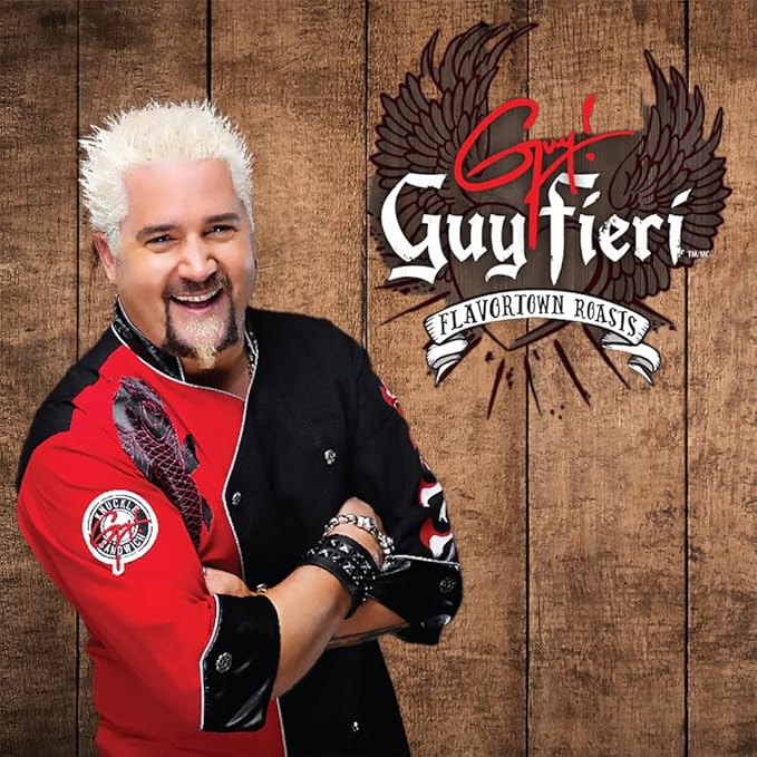 Guy Fieri Flavortown Roasts Decaffeinated Coffee Pods Unleaded Medium Roast Decaf Coffee Single Serve Cups for Keurig K Cup Brewers24 Count(Pack of 1)
