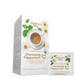 ANDREW LESSMAN Tea - Chamomile and Peppermint Tea 90 Sachets - Blend of Certified Organic Golden Chamomile Blossoms and Premium Whole-Leaf Peppermint. Refreshing Calming. Caffeine-Free
