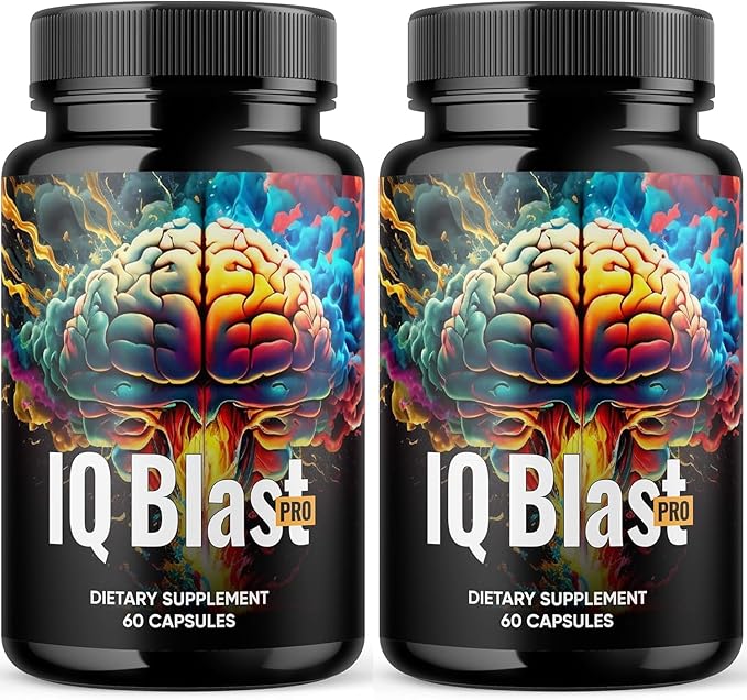 Official - IQblast Pro Supplement Capsules Brain Pills for Memory and Focus IQblastpro Blaster Premium Clarity Support Advanced Formula Reviews All Natural Ingredients (2)