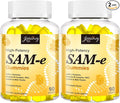 SAM-e Gummies with L-Tyrosine Vitamin B Complex &amp NAC CoQ10 High-Potency SAM-e Supplement - Pineapple Flavor for Mood Joint Cognitive &amp Liver Detox Vegan Friendly 180 Gummies