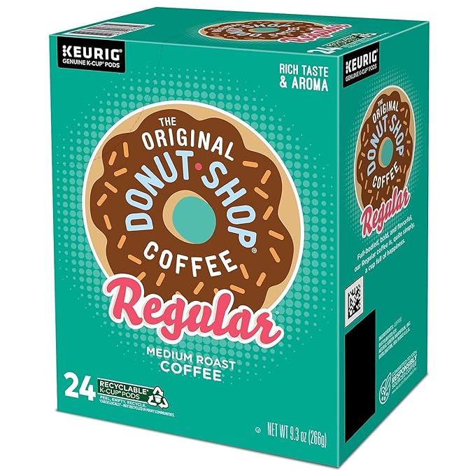 The Original Donut Shop Regular Keurig Single-Serve K-Cup Pods Medium Roast Coffee 96 Count