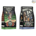 Bones Coffee Company S'morey Time and Highland Grog Whole Bean 12 oz Medium Roast Low Acid Coffee