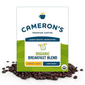 Cameron's Coffee Roasted Whole Bean Coffee Organic Breakfast Blend 4 Pound